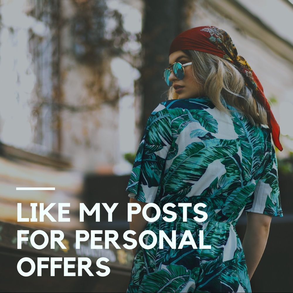 LIKE MY POSTS AND ILL SEND YOU PERSONAL OFFERS - Picture 1 of 1